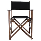 thumbnail of Aranaz Sillón director nogal lona negra