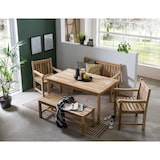 thumbnail of Möbilia Garten Sitzgruppe 5-tlg aus Teak-Holz | 2 Armlehnstühle, 2 Bänke, 1 Tisch | B 0 x T 0 x H 0 cm | natur | 11020021 | Serie GARTEN