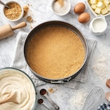 thumbnail of Springform 26 cm mit Flachboden aus Stahlblech Backform