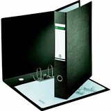 thumbnail of Leitz 180° Ordner Breit DIN A3 80 mm Schwarz 2 Ringe 1072 Hartpappe Wolkenmarmor Hochformat