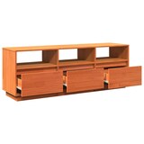 thumbnail of vidaXL TV-Schrank Wachsbraun 140x37x50 cm Massivholz Kiefer