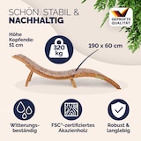 thumbnail of Casaria Sonnenliege Akazienholz