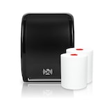 thumbnail of SET: Handtuchrollenspender SENSOR, berührungslos, Blanc Cosmos + 2 Handtuchrollen "Classico" - PRODUKTSET