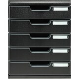 thumbnail of Exacompta 301414D 1x MODULO modulaire ladenbox met 5 gesloten laden voor A4+ documenten, Ecoblack, zwart