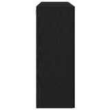 thumbnail of vidaXL Wandschränke 2 Stk. Schwarz Eiche 69,5x34x90 cm Holzwerkstoff