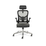 thumbnail of CLOUVOU SmartSeat, ergonomischer Bürostuhl, Rückenlehne mit Mesh Bezug, FlipUp-Armlehnen, 3D-Kopfstütze, BladeWheels, Schwarz