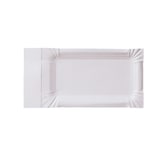 thumbnail of 2000 Pappteller Imbissteller mit abreißbarem Anfasser 8x18+3cm Bio Frischfaser weiß