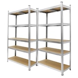 thumbnail of ECD Germany 2er Set Werkstattregal 180x90x40 cm verzinkt 5 MDF Böden 750 kg Schwerlastregal Lagerregal Steckregal