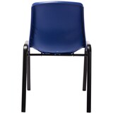 thumbnail of Décoshop26 - Chaise visiteur empilable salle d'attente en plastique bleu et métal 10_0003731