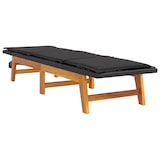 thumbnail of Helloshop26 - Sonnenliege Deckstuhl Sonnenbett Gartenbett Terrassenmöbel mit Kissen Kunstharz/Massivholz Akazie 02_0012532