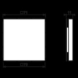 thumbnail of Jung Blind-Abdeckung alu AL 2994 B AL2994B
