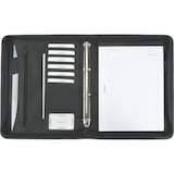 thumbnail of Alassio Ringbuchmappe A4 RONDO Kunstleder Aktenmappe Arbeitsmappe Businessmappe Konferenzmappe schwarz 30070