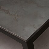 thumbnail of HEPHAESTUS Tavolo da pranzo allungabile di design moderno industrial cm 90 X 90/180 x 77 h colore Antracite