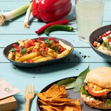 thumbnail of greenbox - Mehrweg Snackschalen "Häppy Plate" 13,5 x 18,4 x 3 cm, oval, Pfeffer / grau, 60 St.