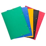 thumbnail of Exacompta - Réf. 59500E - Carton de 10 chemises à élastiques pour grand format - 32x44 cm pour documents au format A3 - couleurs assorties