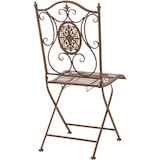 thumbnail of Cadeira dobrável Sibell marrom antigo