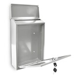 thumbnail of Design Briefkasten aus Metall 25x40 cm Weiß