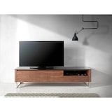 thumbnail of Angel Cerdá  Mobile TV in legno di noce e piano in vetro temperato nero 3047C