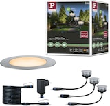 thumbnail of Paulmann Plug & Shine LED Bodeneinbauleuchte Floor Basisset Insektenfreundlich IP67 2200K 3x2W  21VA Silber 94722