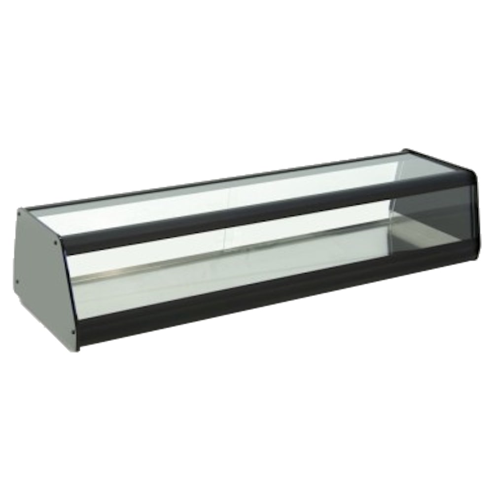 Vetrina espositiva neutra con vetro dritto - 1105x400x250 mm - 13RPN114 Eurast