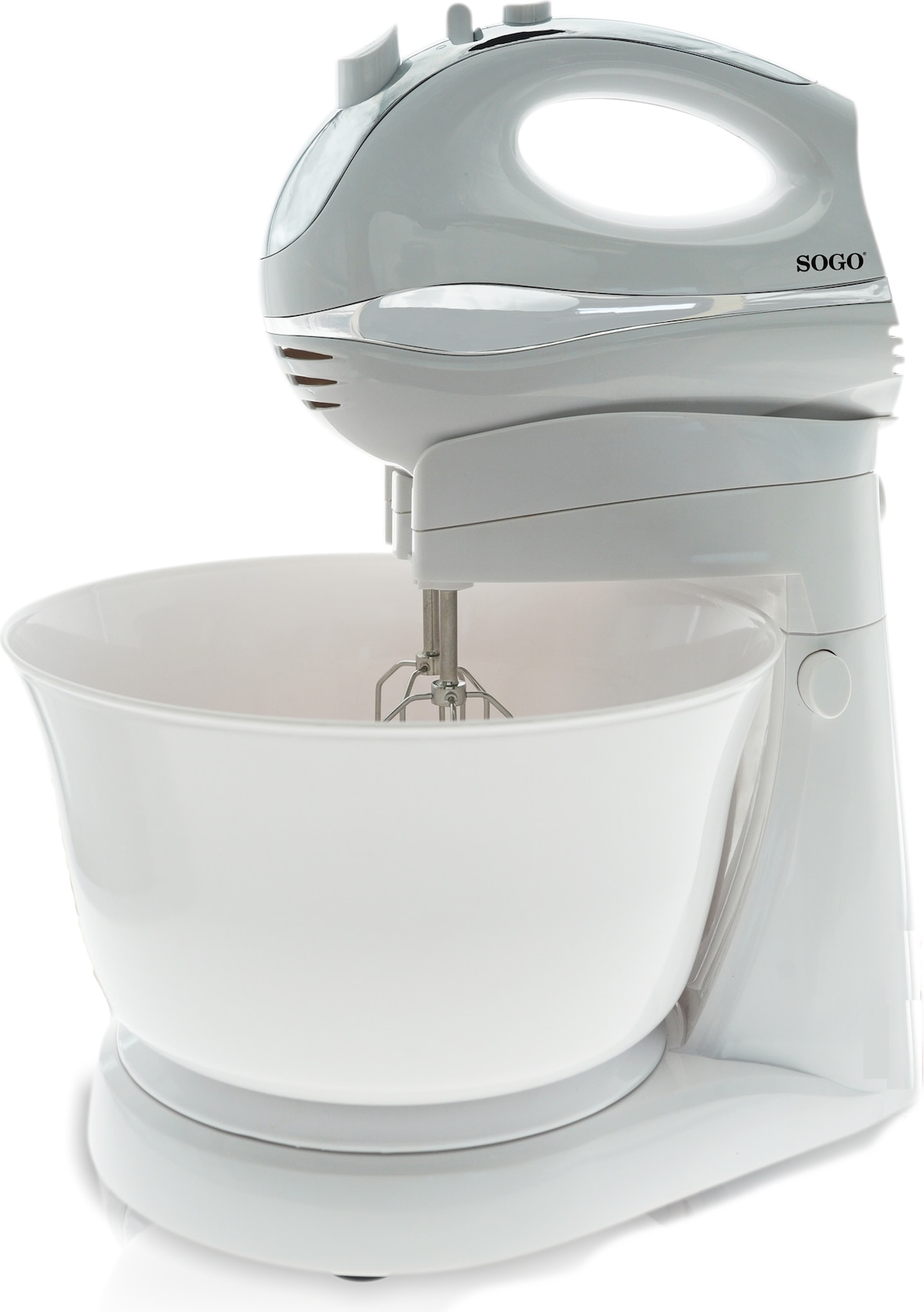 Batidora  Con Bol Giratorio - 2 Varillas - 300W