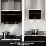 thumbnail of Wolkenstein Kopffreihaube SL S5-80 ABTZ - 80 cm, schwarz, Dunstabzugshaube