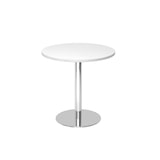 thumbnail of Hammerbacher-Besprechungstisch 80cm rund Weiß/Chrom-VSTF08/W/C