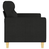 thumbnail of vidaXL 2-Sitzer-Sofa Schwarz 140 cm Stoff