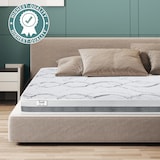 thumbnail of The White Stone Dubbel matras  140x180 Carbon Premium Quality, antibacterieel, mijtwerend, anti-allergisch | Hoogte 16 cm | Fabriqué en Italie