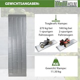 thumbnail of TRUTZHOLM 1 x Alu Auffahrrampe 200 x 56 cm Traglast 540 kg grau starr perforiert Verladerampe