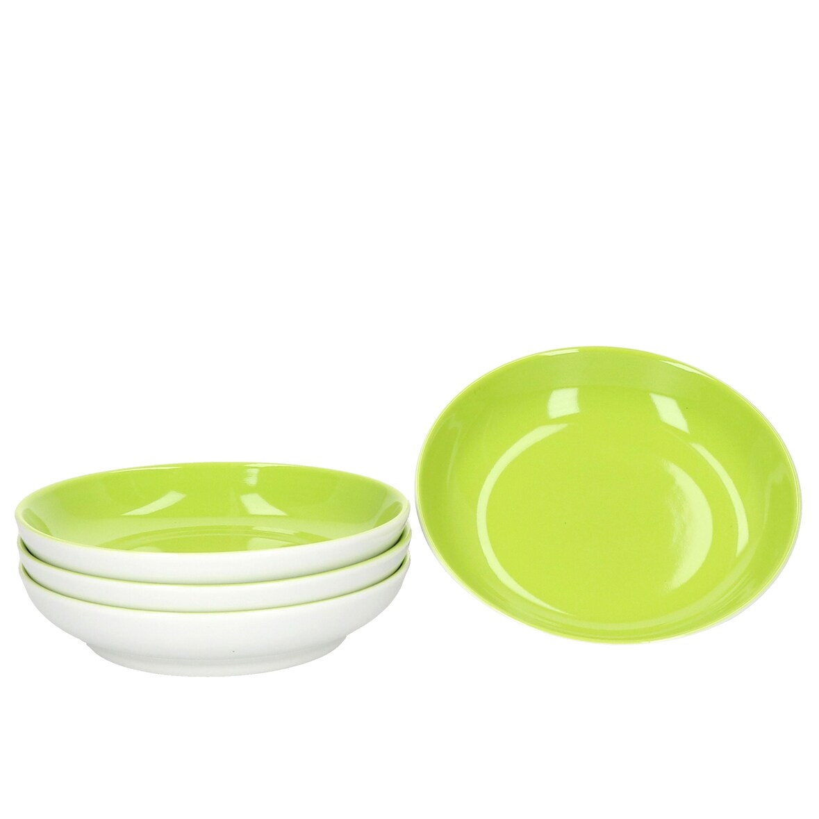 4er Set Schale 13cm flach Grün Doppio - Ritzenhoff 64209