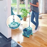thumbnail of Kit De Nettoyage Sol Clean Twist Disc Mop Ergo Mobile 52102 Leifheit - Balai Espagnol Lave Sol A Franges Seau A Essorage Rotatif