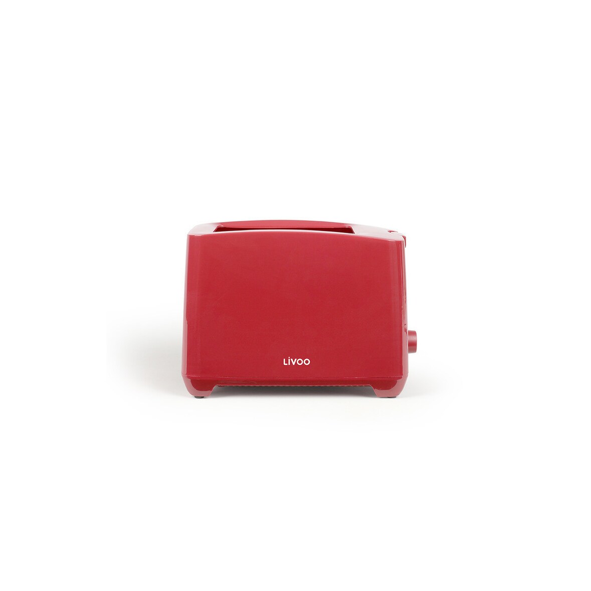 Livoo Grille-pain Toaster 750w 2 Fentes Rouge 3 Témoins Led Usage Non Intensif Livoo