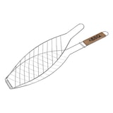 thumbnail of Parrilla Para Pescado Con Mango De Madera 14X58Cm Bbq