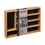 thumbnail of FIVE - Bamboe bestekorganizer in zwart