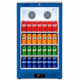 thumbnail of Professionele drankkoelkast Worldmai 133 L voor horeca, met glazen deur, geforceerde koeling en dubbele ventilator voor bar en restaurant.