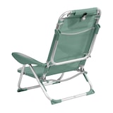thumbnail of Fauteuil clic clac des plages en polyester vert amande