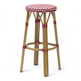 thumbnail of Barhocker RIVOLI - Bordeaux und Weiß