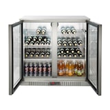 thumbnail of METRO PROFESSIONAL Frigorífico de bar GBC3002S, 90 x 53 x 86,5 cm, 198 L, plata