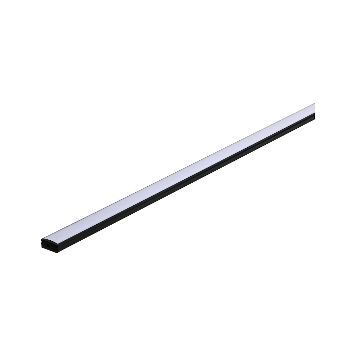 Paulmann Profilé de strip LED Base Diffuseur blanc 1m Noir 78902