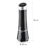 thumbnail of Skyscraper Ice 4-in-1 Luftkühler Ventilator 180 m³/h 30 W Oszillation mobil Fernbedienung Schwarz