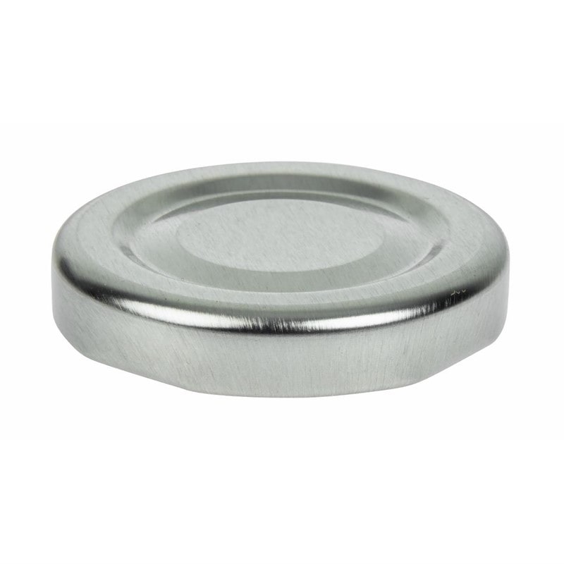 Zilveren deksel voor mini melkfles GL160 (18 stuks)