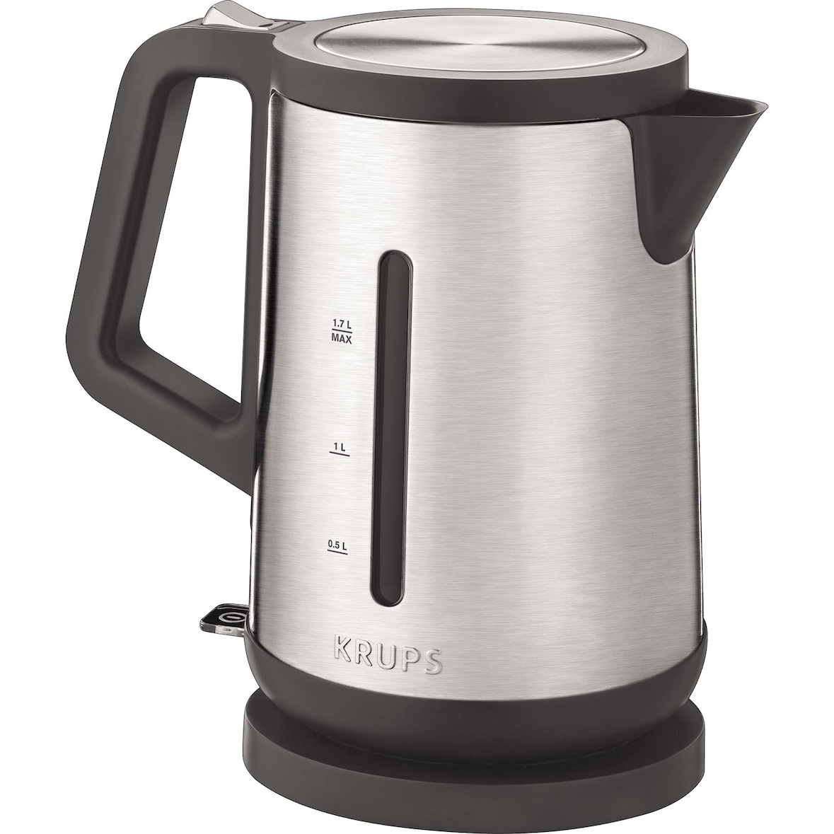 Krups BW 442 D tetera eléctrica 1,7 L 2400 W Negro, Acero inoxidable