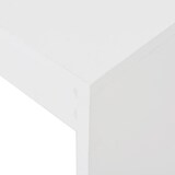 thumbnail of Mesa alta de cocina con estantería blanco 110x50x103 cm