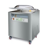 thumbnail of Macchina confezionatrice sottovuoto a campana digitale programmabile su mobile con ruote, camera da cm.72x57x22h, barre saldanti 70 cm -mod.CAM700CTOP