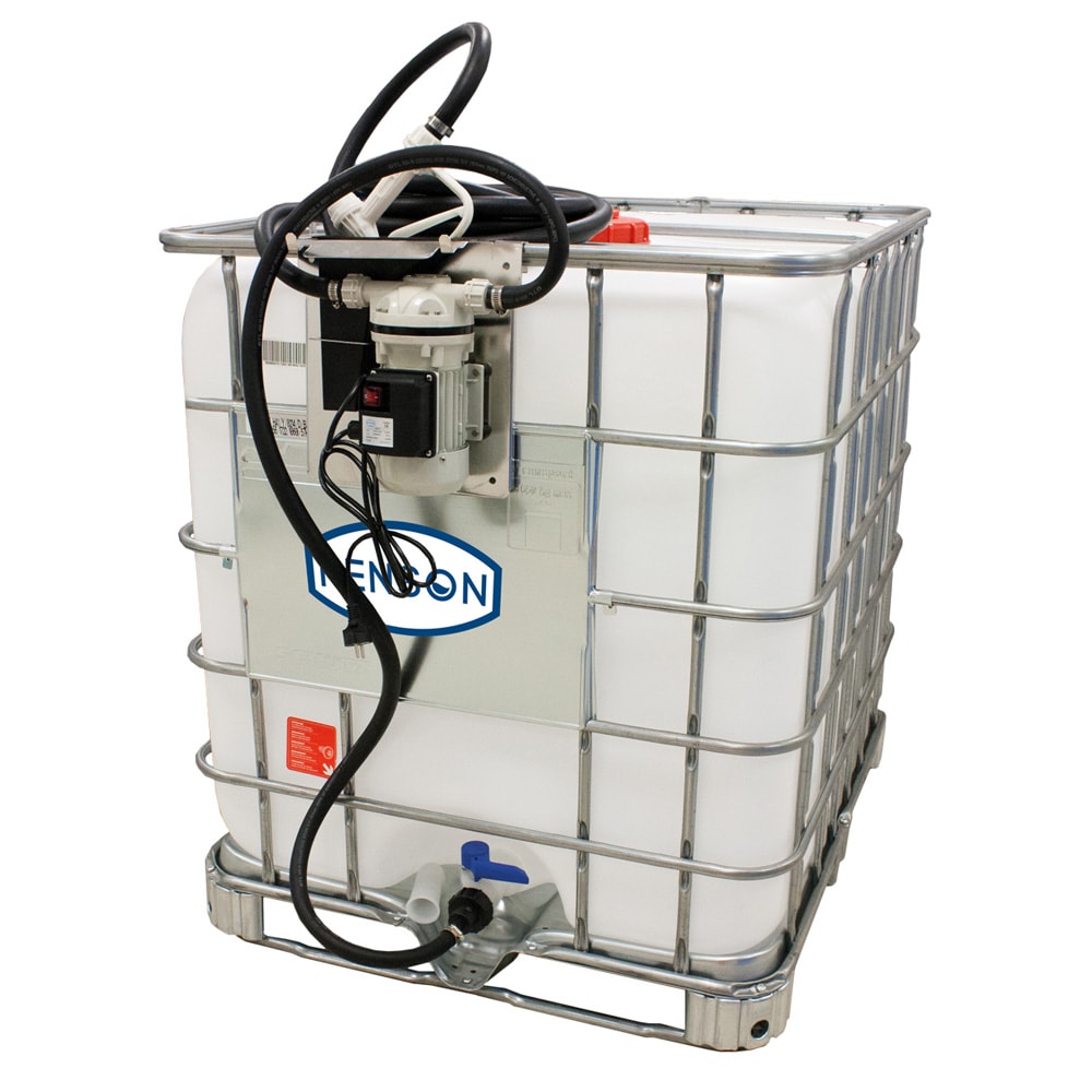 Cuve ibc 1000l adblue avec station de transfert - NATUREL