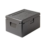 thumbnail of Thermo Future Box, Stapelbox 1/2 Euronorm, Isolierbox schwarz mit Deckel, 170 mm tief, 13 Liter, robust, nachhaltig aus EPP