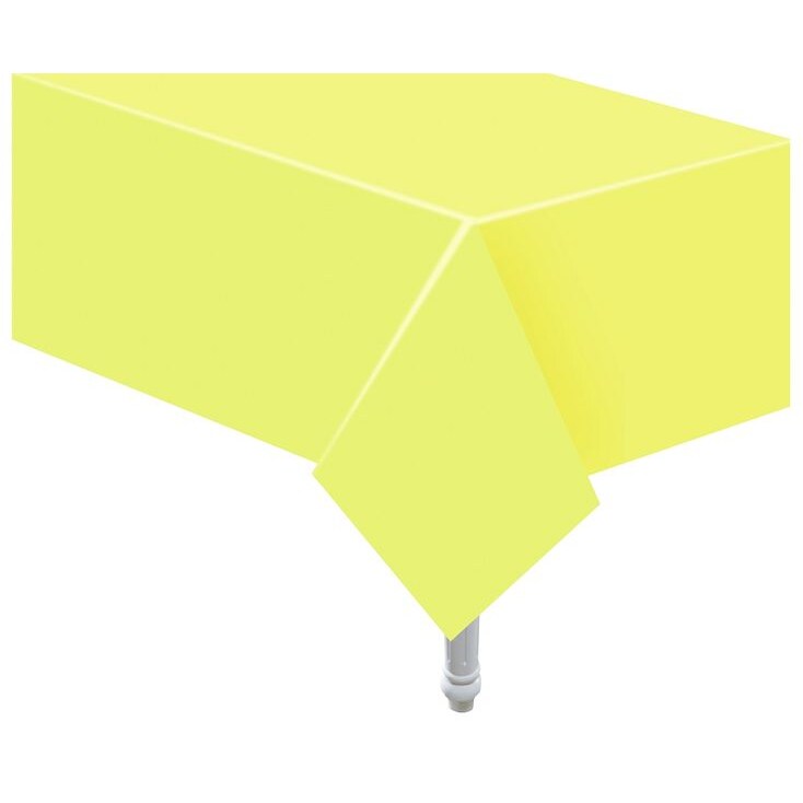 Papier Tischdecke gelb