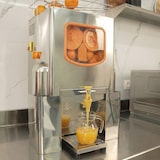 thumbnail of Exprimidor de Naranjas Automático ECA-20 | Producción 20 Frutas/Min | Diámetro 55-80 mm | Alimentador 4 kg | Acero Inoxidable | 200W | 230V