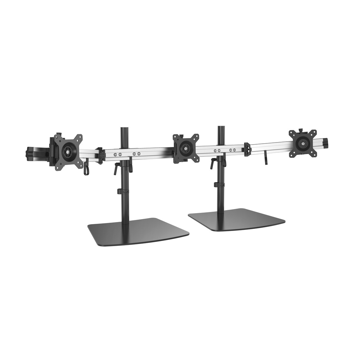 HFTEK®  Tisch Stand -Monitorhalterung für 3 Bildschirme 15 – 27 Zoll